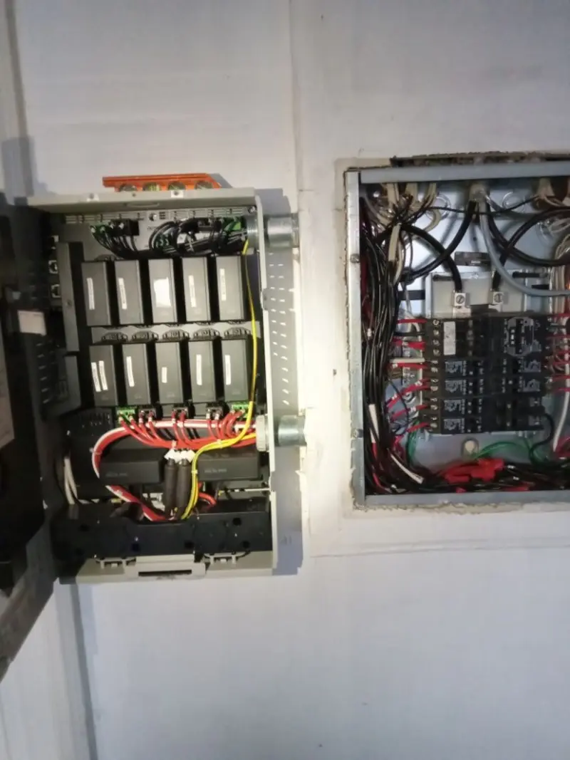 Electrical panel upgrade completed for Indoor Lighting Installation in Knob Noster